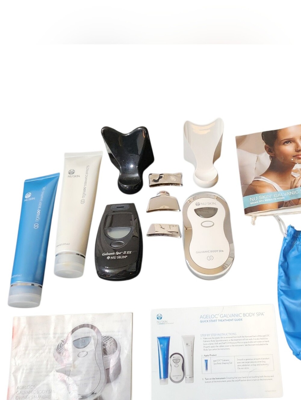 Nu Skin NuSkin ageLOC Galvanic Body Spa System + II EX with 2 Bottles of Gel